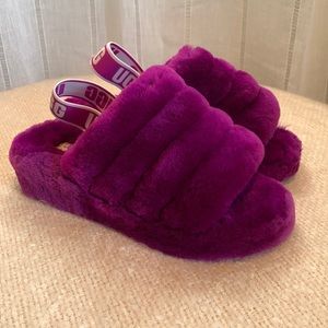 Ugg Fluff Yeah Berrylucious slippers